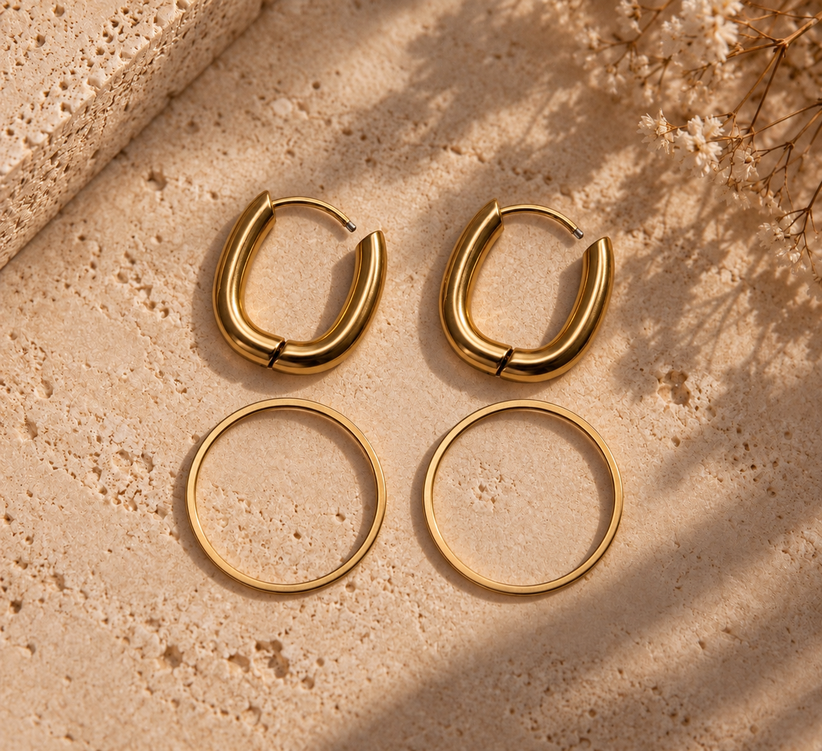 Boucles d'oreilles Héra - sans mini-sac