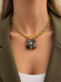 Collier Gaïa Icône N°5 - Lichen