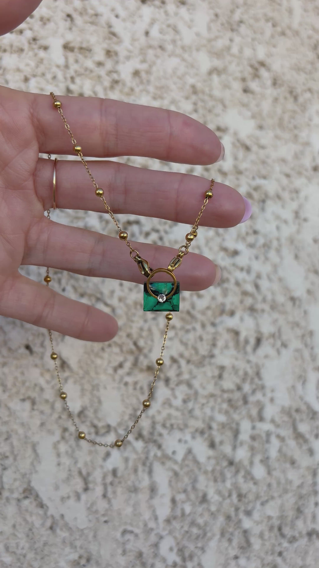 Collier Iris - sans mini-sac