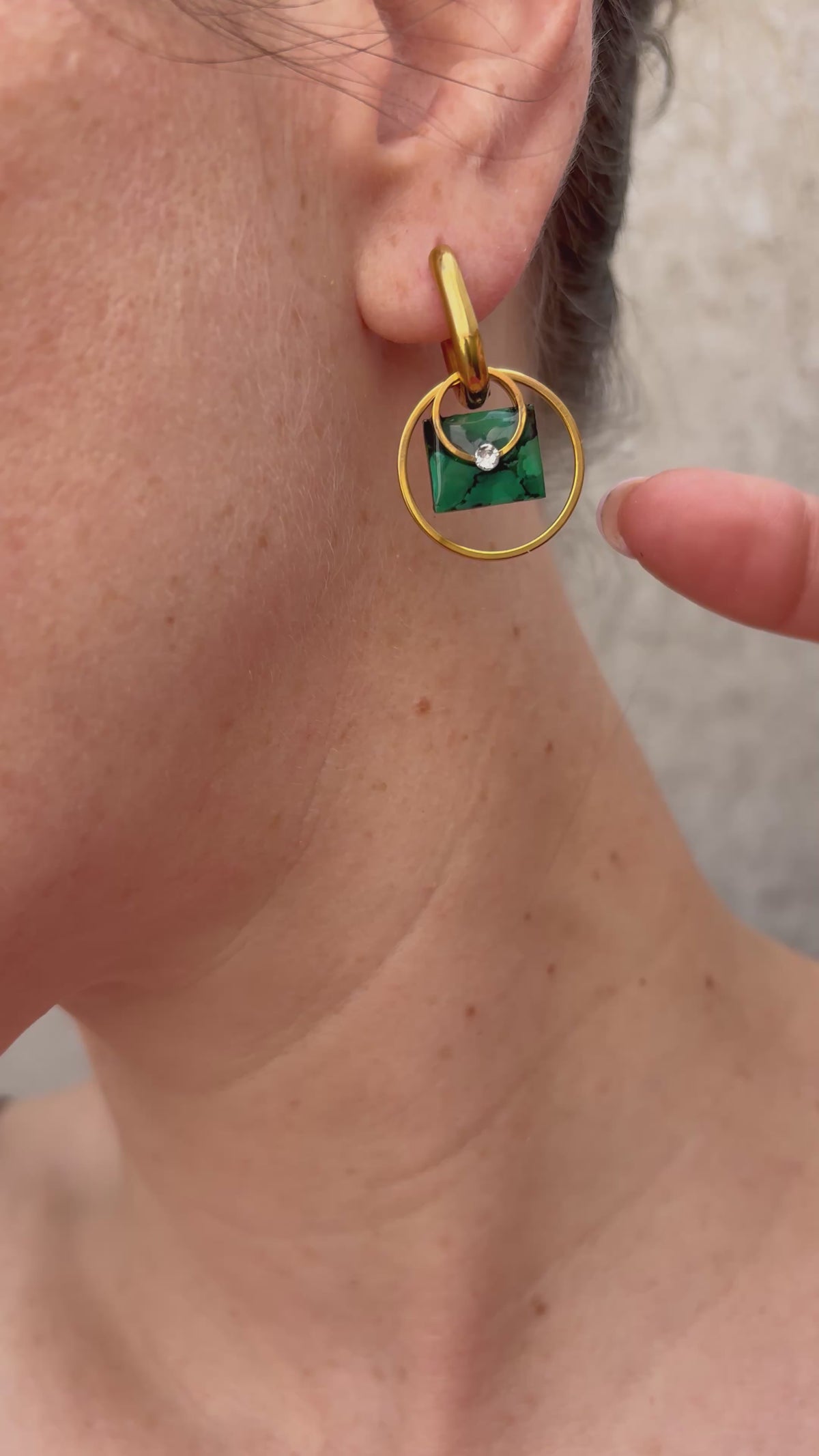 Boucles d'oreilles Héra - sans mini-sac